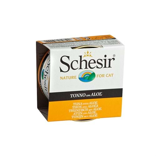 Schesir C143 Ton Balığı Aloe Vera Bitki Özlü Kedi Konservesi 85 Gr