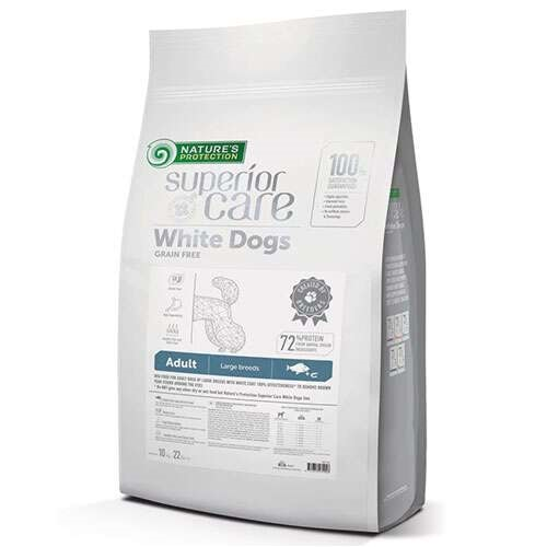 Natures Protection Superior Care White Coat Küçük Irk Ringa Balıklı Beyaz Köpek Maması 1.5 Kg