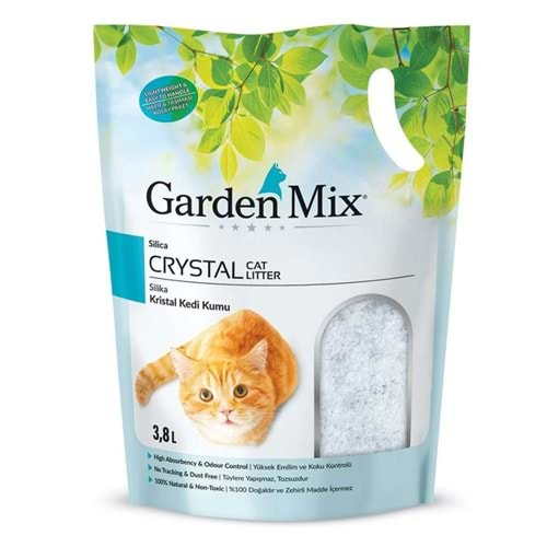 Garden Mix Kokulu Silika Kedi Kumu 3.8 Lt