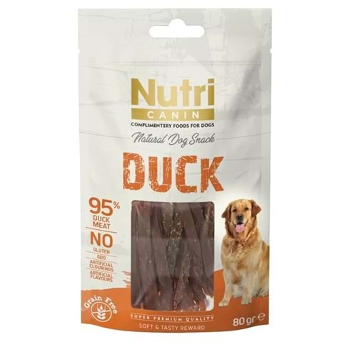 Nutri Canin Duck Tahılsız Ördekli Köpek Ödülü 80 Gr