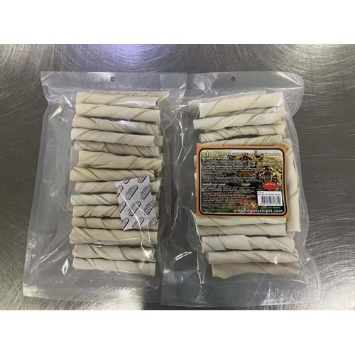 Lion Beyaz Twist Beyaz İçi Dolgulu Kemik 520-30 Gr 30LU