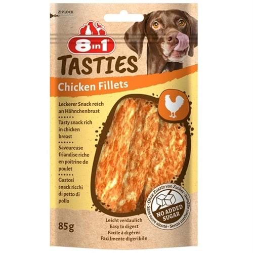 8in1 Chicken Fillets Tavuklu Fileto Köpek Ödül Maması 85 Gr