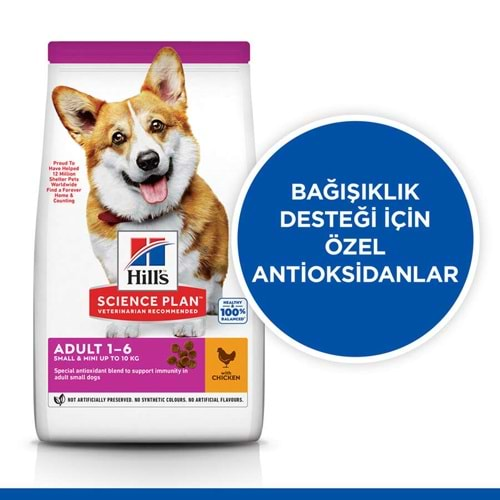 Hills Small & Miniature Küçük Irk Tavuklu Köpek Maması 6 Kg