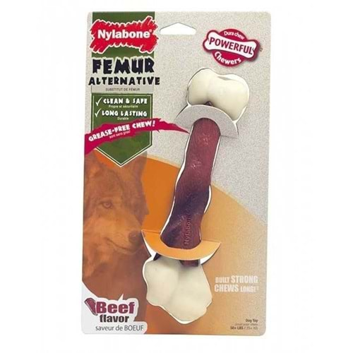 Nylabone Biftek Aromalı Köpek Çiğneme Kemiği XL