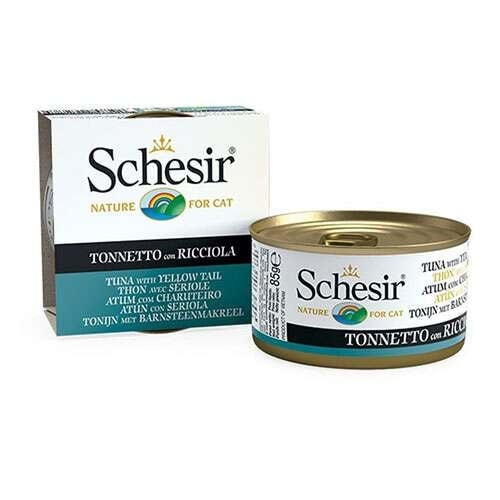 Schesir C278 Jelly Ton Balıklı ve Sarı Kuyruk Balığı Kedi Konservesi 85 Gr