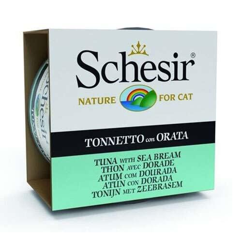 Schesir C274 Jelly Ton Balıklı ve Çipura Kedi Konservesi 85 Gr