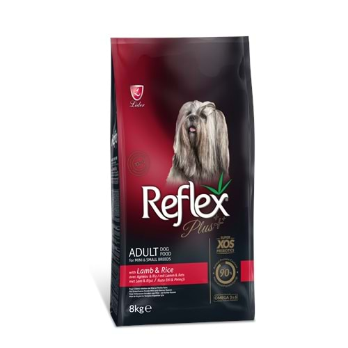 Reflex Plus Mini & Small Kuzu Etli Küçük Irk Köpek Maması 8 Kg