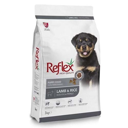 Reflex Kuzu Etli ve Pirinçli Yavru Köpek Maması 3kg