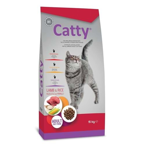 Catty Kuzulu Yetişkin Kedi Maması 15kg