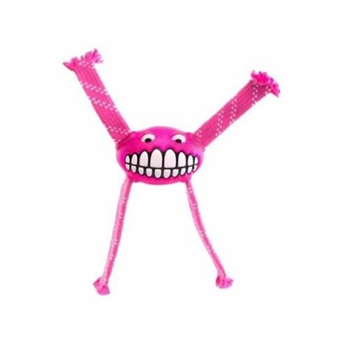 Rogz Toyz Grinz Flossy Large Large Pembe 24 Cm