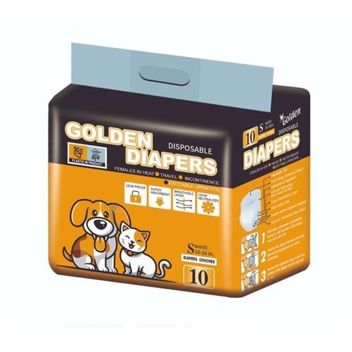 Golden Diapers Köpek Bezi S Beden 10 Lu