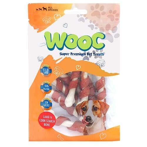 Wooc Lamb Starch Bone Kemik Sargı Köpek Ödülü 80 Gr