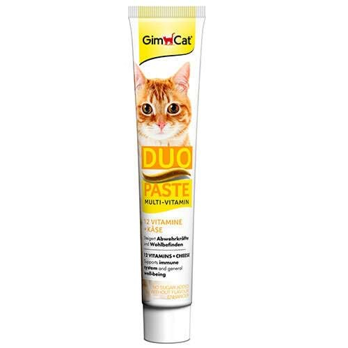 GimCat Multi - Vitamin Duo Paste Peynirli Kedi Macunu 50 Gr