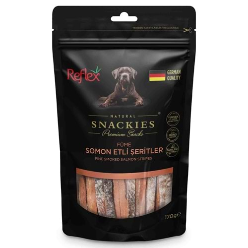 Reflex Snackies Füme Somon Etli Şeritler Köpek Ödül Maması 170 Gr