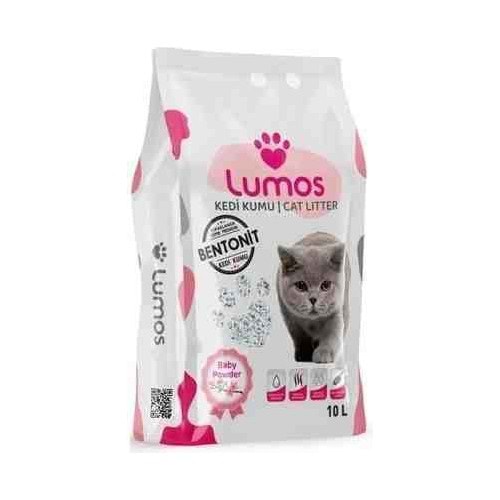Lumos Bentonit Kedi Kumu Pudralı 10 LT