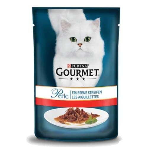 Gourmet Perle Izgara Sığır Etli Yaş Kedi Maması 85 Gr