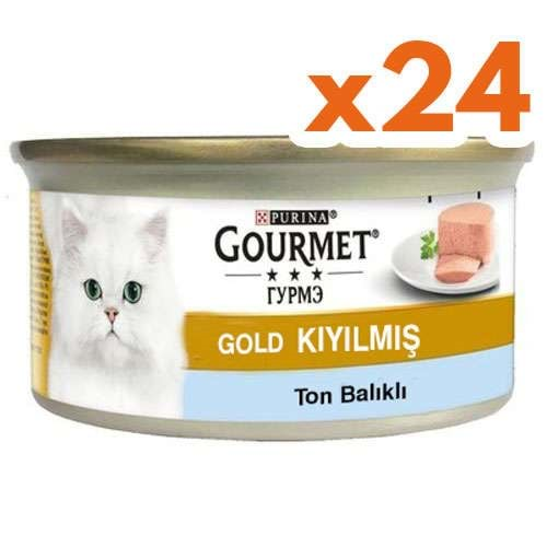 Gourmet Gold Kıyılmış Ton Balıklı Kedi Konservesi 85 Gr * 24 Adet