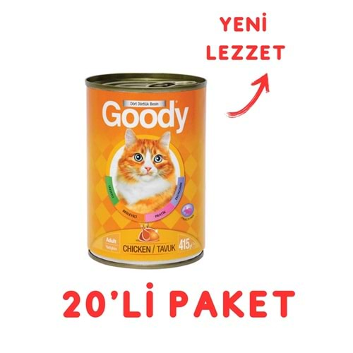 Goody Tavuklu Yetişkin Kedi Konservesi 400 Gr - 20'Li Paket