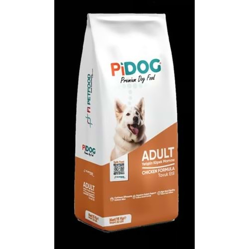 PiDog Adult Tavuk Etli Yetişkin Köpek Maması 15 Kg