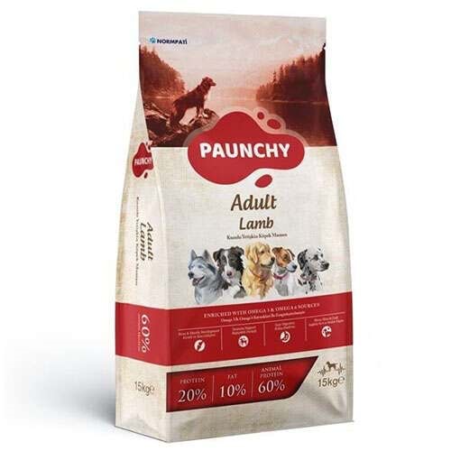 Paunchy Kuzu Etli Yetişkin Köpek Maması 15 Kg