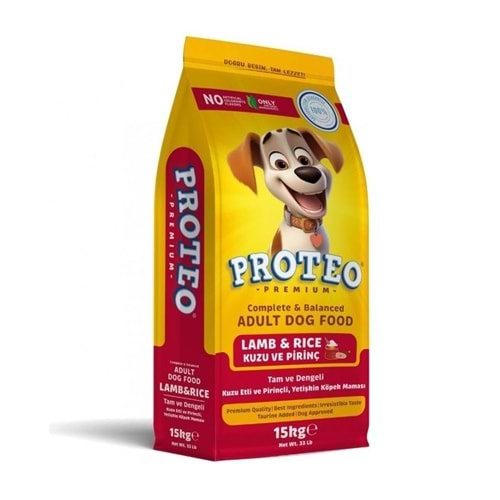 Proteo Kuzu Etli 15 kg Yetişkin Köpek Maması