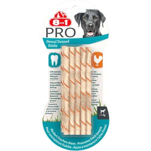 8in1 Delights Dental Bones Köpekler İçin Ağız Bakım Çubuğu 10'lu 55 Gr